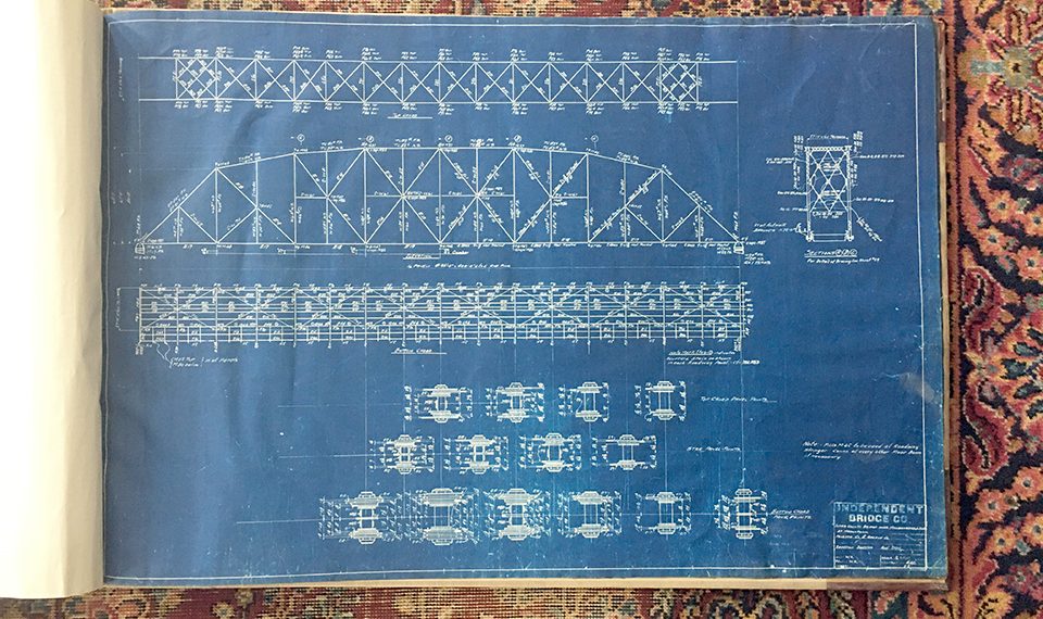 Greene Artifacts: Masontown Bridge Blueprints