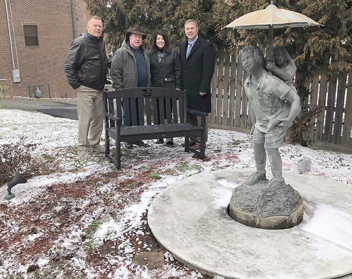 Lions Club Donates Bench to Community Park