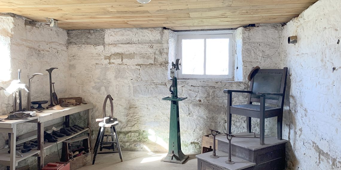 Greene Artifacts: The Poor Farm Shoeshine Shop