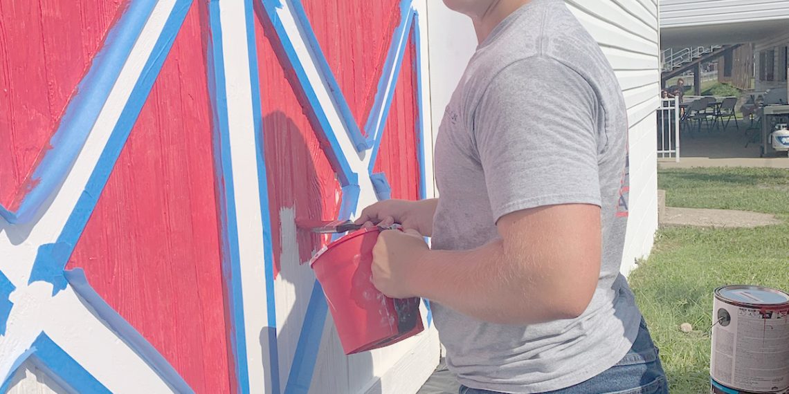 Eagle Scout Service Project at WCHS Renovates Track Barn