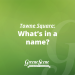 Towne Square: What’s in a name?
